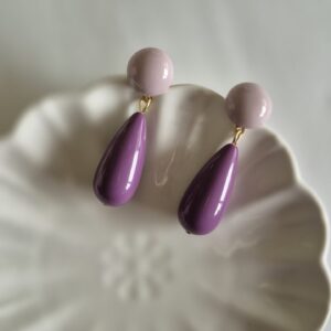 Aros gota acrílico